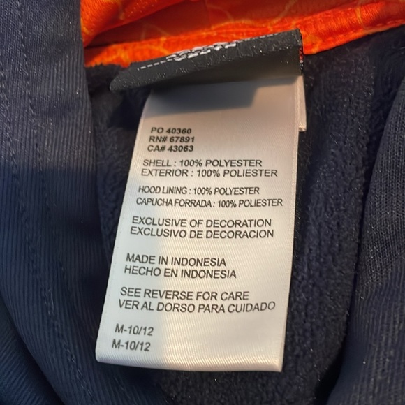 Gently worn official NFL Chicago Bears hoodie/kangaroo pocket, youth size 10-12 - Picture 5 of 5